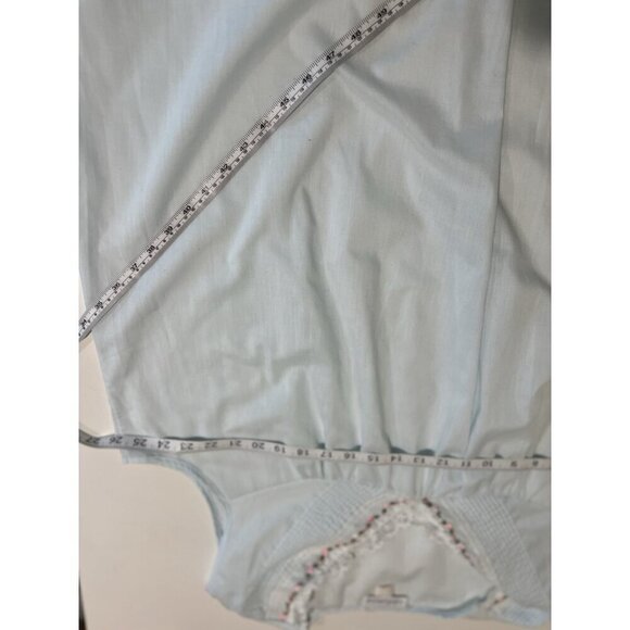 Night Flowers New York Vintage Nightgown Sleeveless Embroidered Lace White XXL - Picture 6 of 8